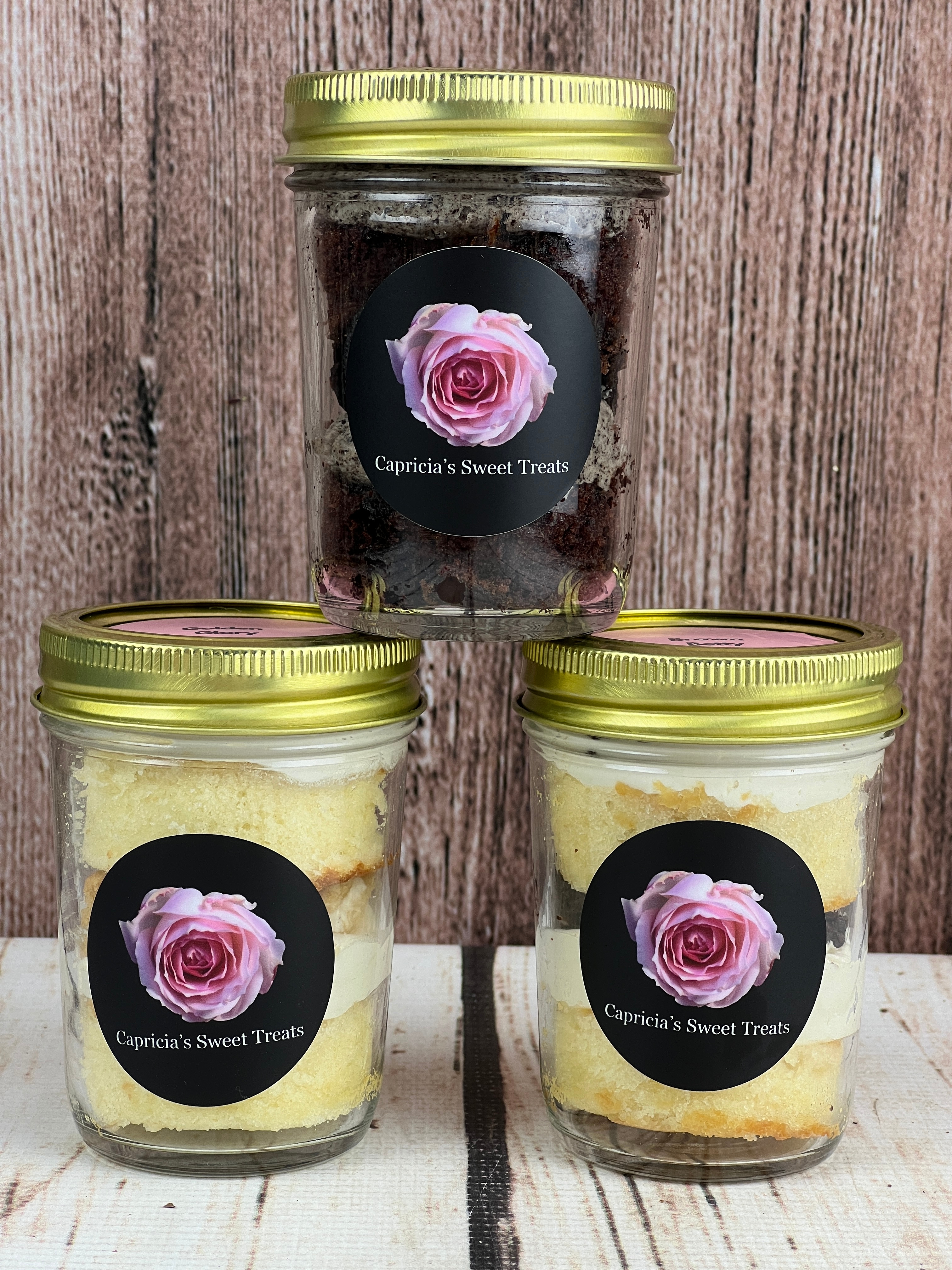 Capricia's Cake in a Jar